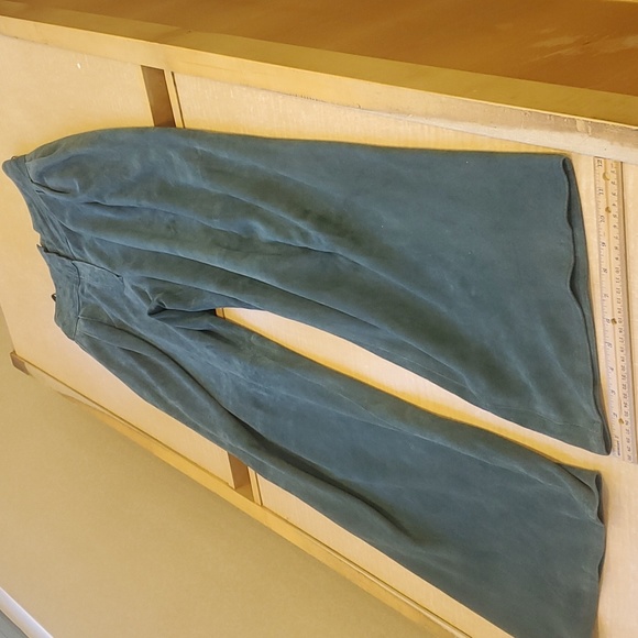 Mario Valentino women's Blue leather pants size S / 6 EU - Picture 4 of 9